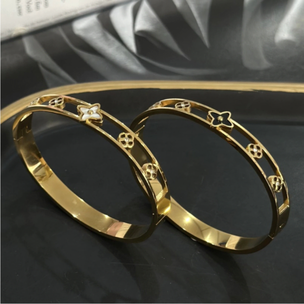 Bracelete de aço inoxidável esmaltado