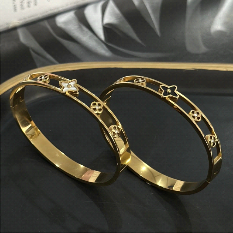 Bracelete de aço inoxidável esmaltado