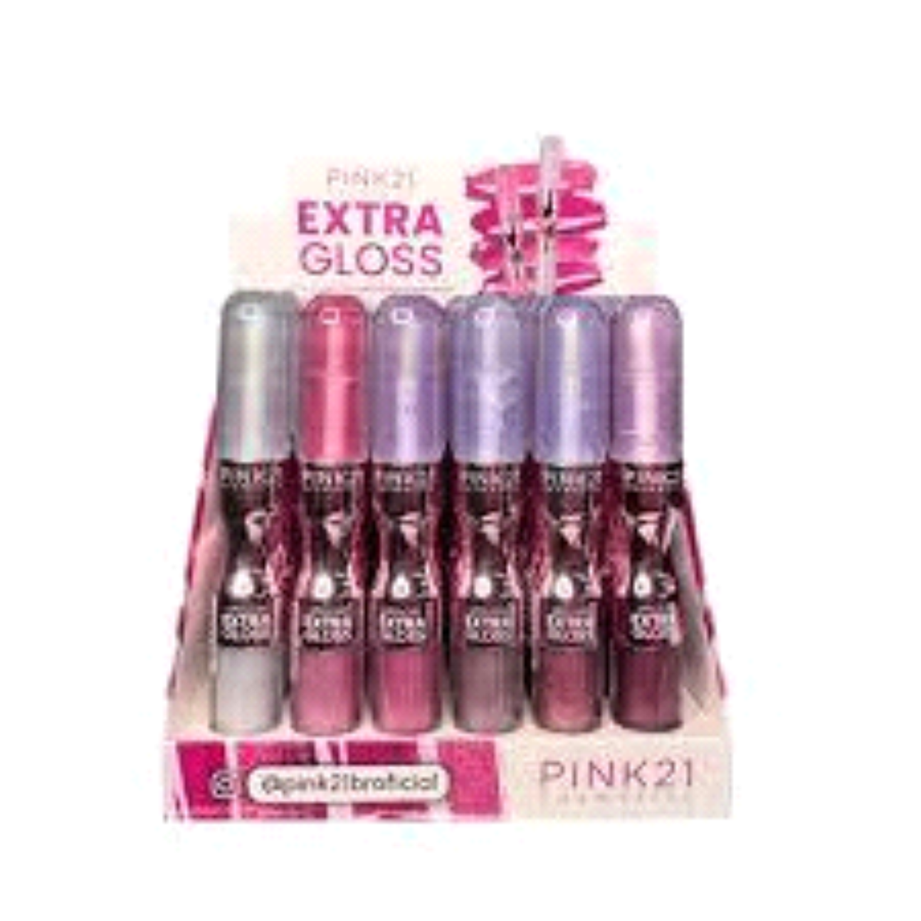 Brilho Pink21 Gloss 2 x 1 labial
