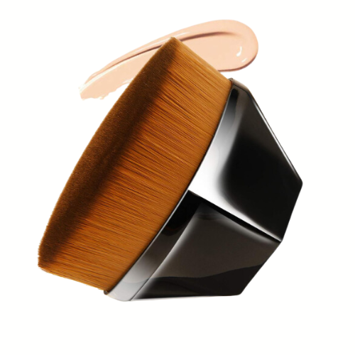 Pincel Mágico Hexagonal Base Maquiagem Cor Preto