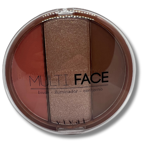 Paleta Maquiagem Multi Face 3 em 1 – VIVAI