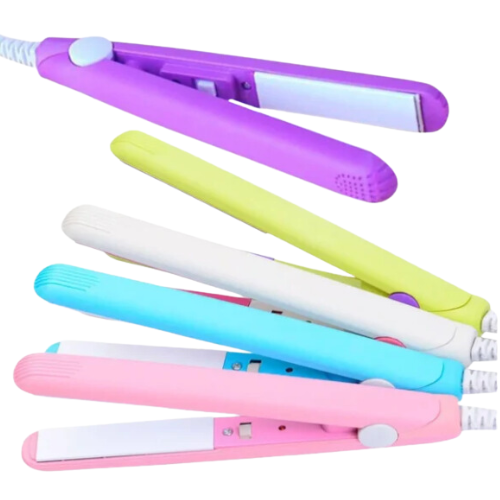 Mini Chapinha Prancha De Bolsa Portátil Cabelo Bivolt Cor Sortida