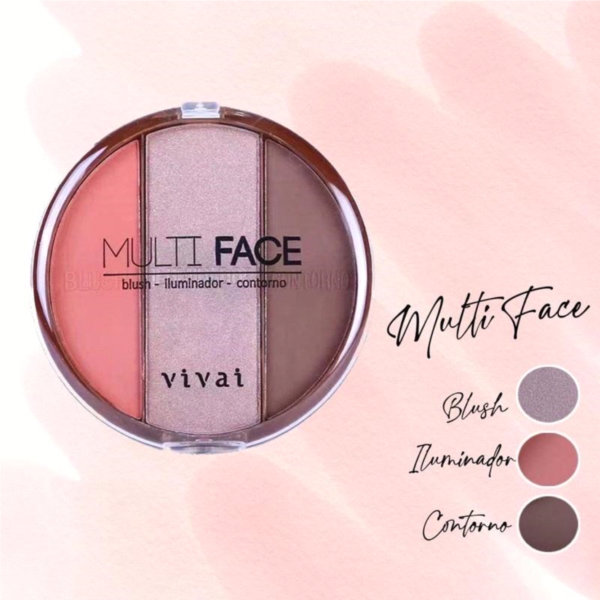 Paleta Maquiagem Multi Face 3 em 1 – VIVAI - Image 2
