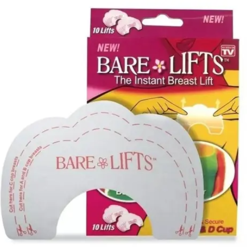 Adesivo10 Pçs em Silicone Fita Adesiva Invisível Elevador do Peito Bare Lifts