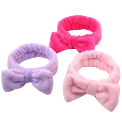 Faixa de Laço Maquiagem Makeup Tiara Cabelo Rosto Limpo faixa para maquiagem